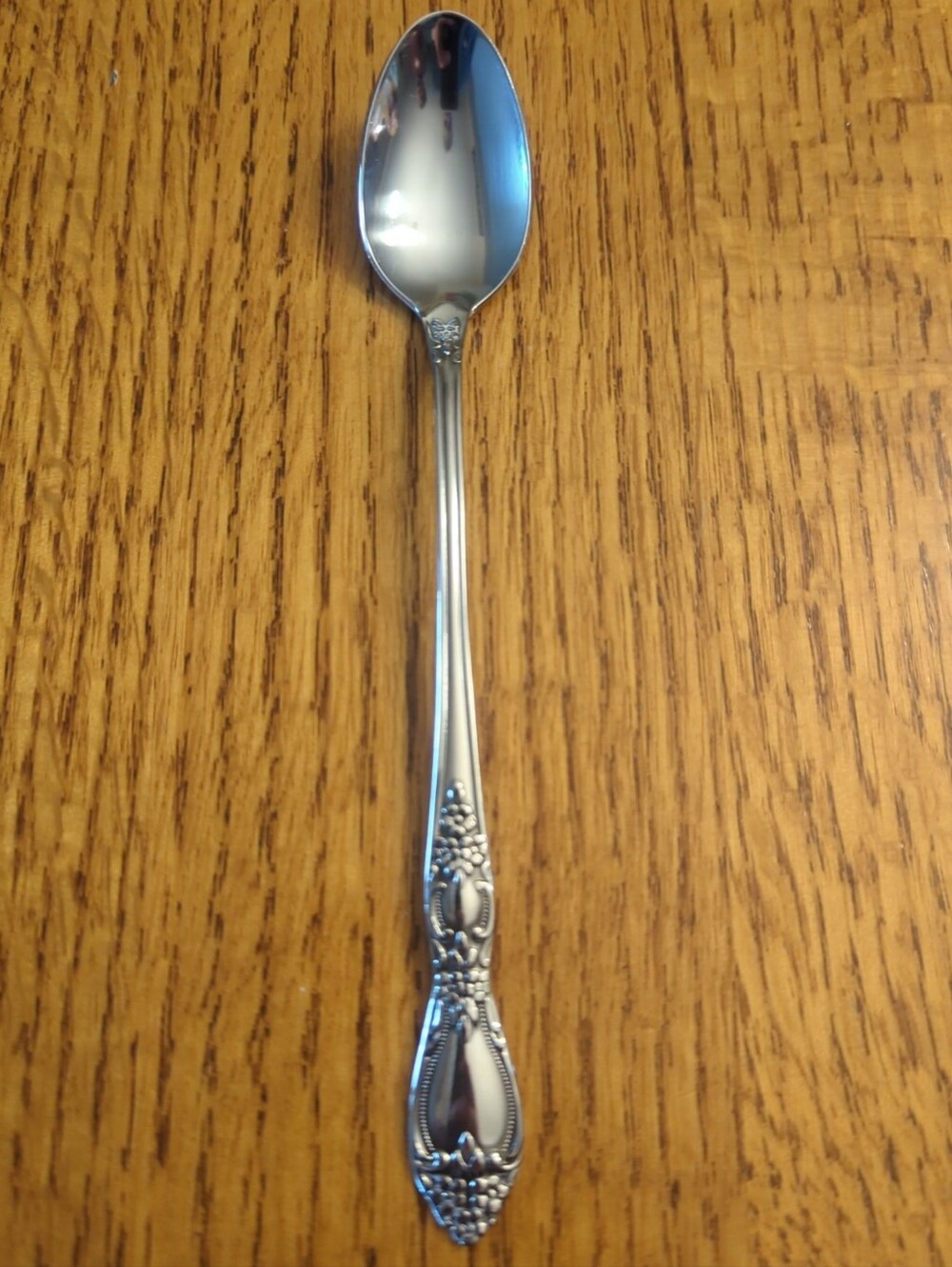 Wm. Rogers Oneida Huntington Discontinued Stainless Iced Tea Spoon